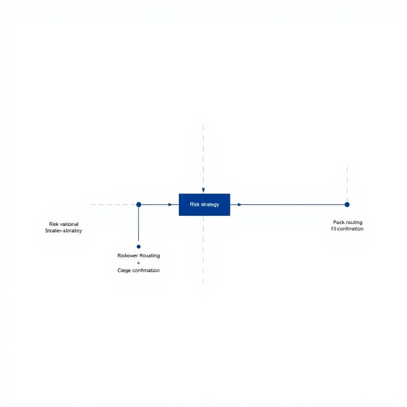 Schematic of the strategy automation pipeline: signal generation, risk validation, broker routing, fill confirmation